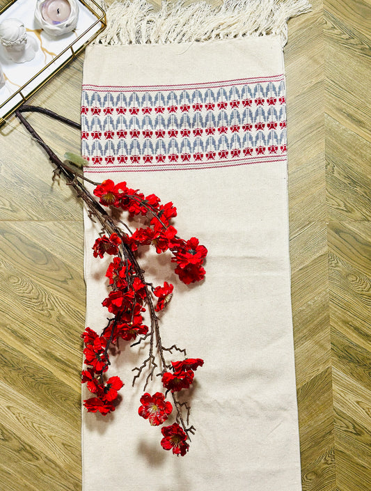 Tulip Fringe Table Runner